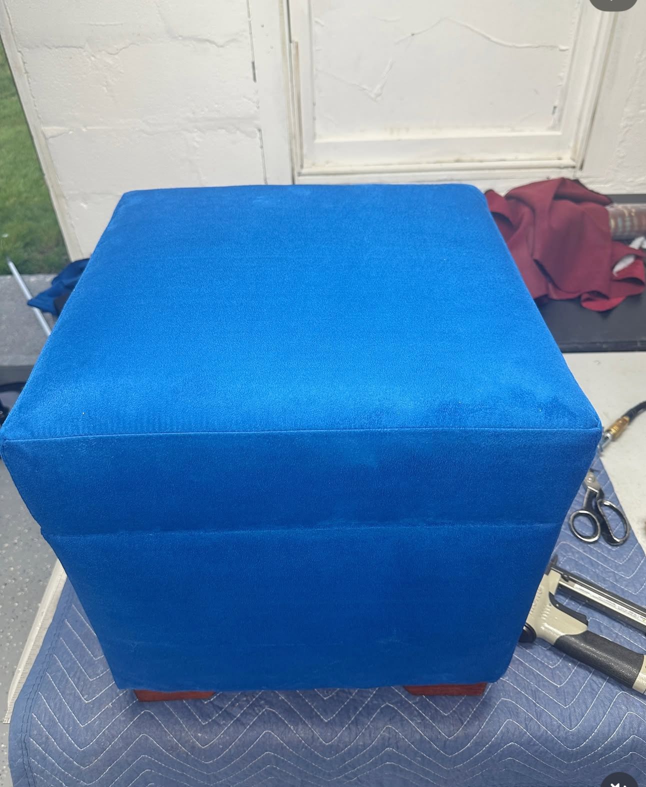 After upholstery repair