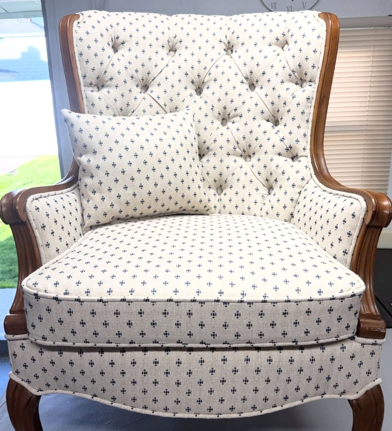 After upholstery repair