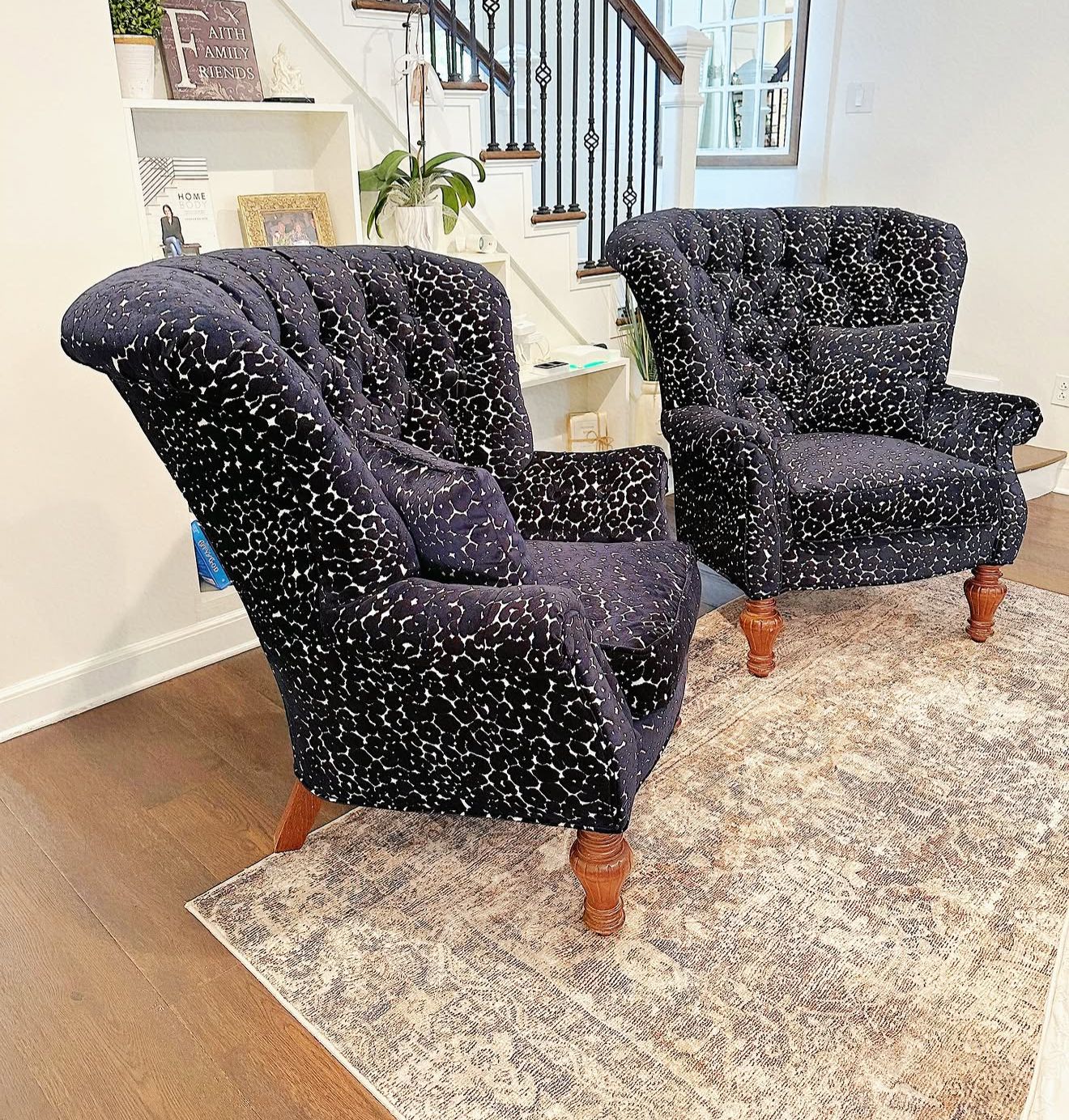After upholstery repair
